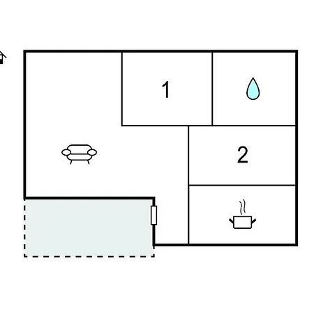 2 Bedroom Beautiful In スヴェレート